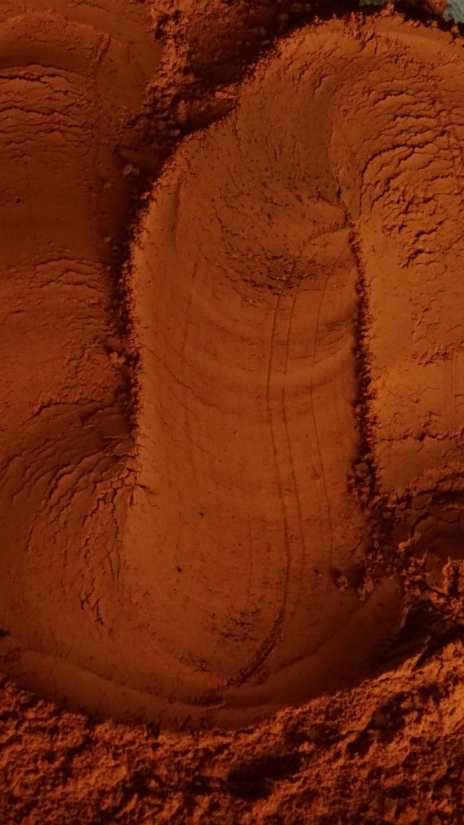 Close-up of earthernware clay