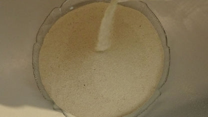 Terracotta grog 100 mesh granules in a bowl